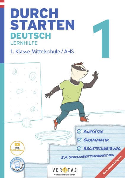 Durchstarten 1. Klasse - Deutsch AHS - Lernhilfe