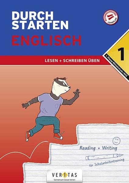 Durchstarten 1. Klasse - Englisch AHS/ BHS - Lesen und Schreiben