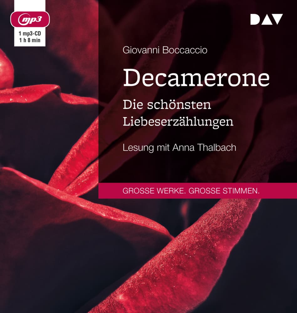Decamerone. Die schönsten Liebeserzählungen,1 Audio-CD, 1 MP3