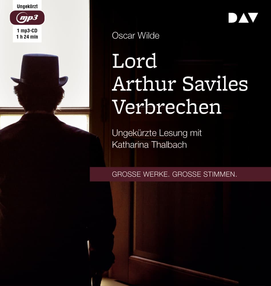 Lord Arthur Saviles Verbrechen,1 Audio-CD, 1 MP3