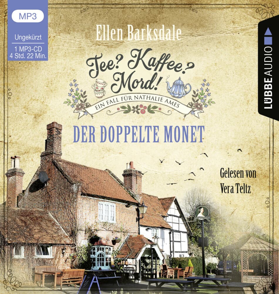 Tee? Kaffee? Mord! - Der doppelte Monet,1 Audio-CD, 1 MP3