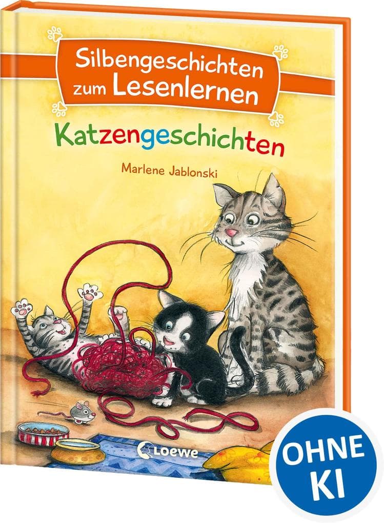 Silbengeschichten zum Lesenlernen - Katzengeschichten
