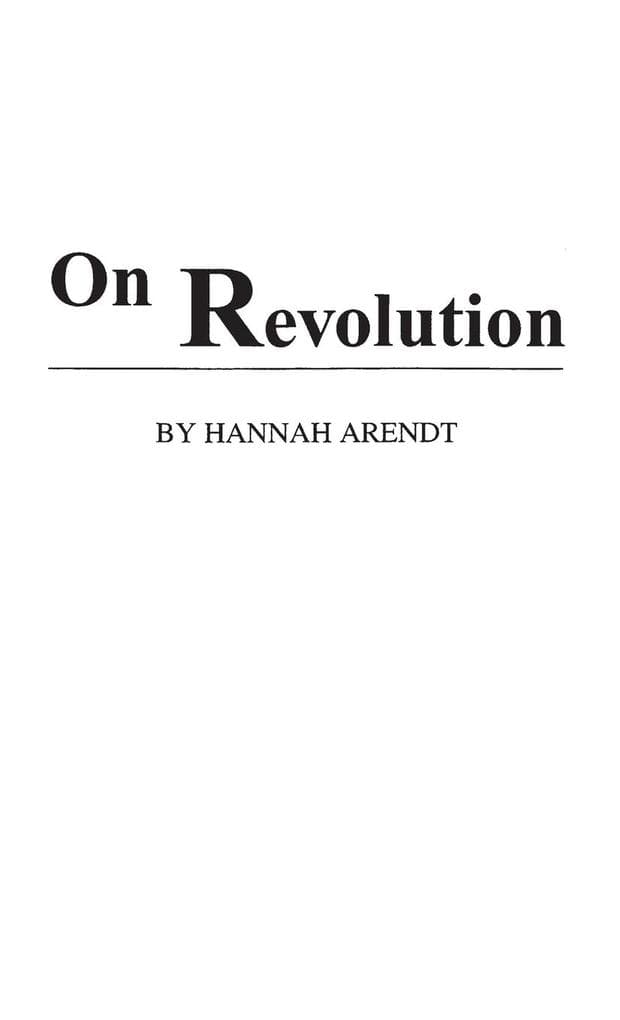 On Revolution