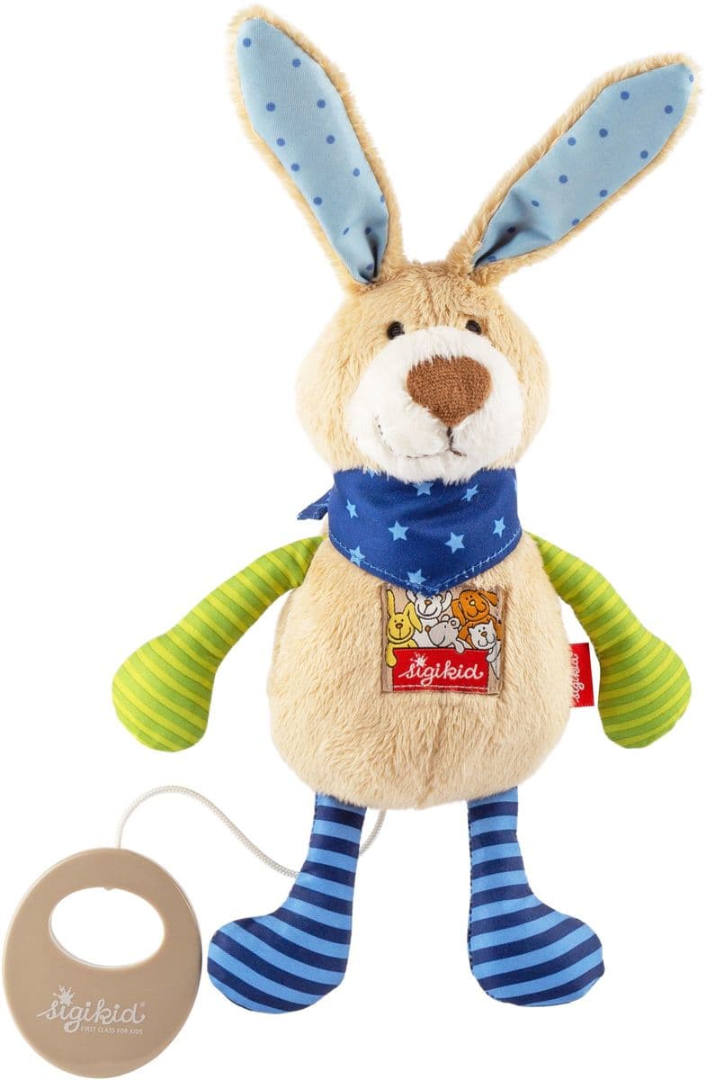 sigikid 40356 - Spieluhr Hase Kinderbunt