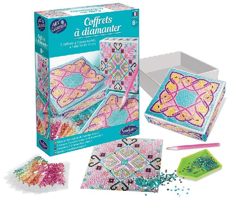 SentoSphere - Strassstein-Schatulle Muster