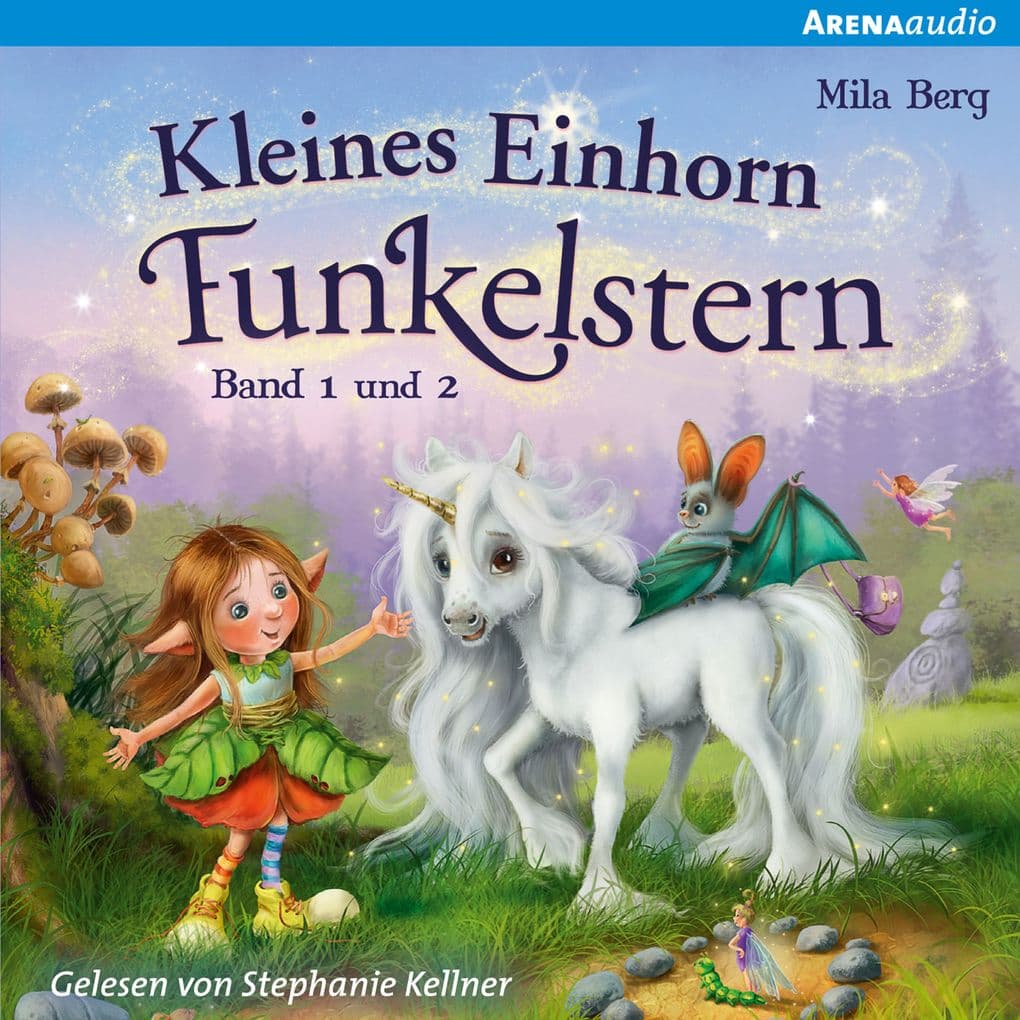 Kleines Einhorn Funkelstern (1+2) Schön, dass wir Freunde sind & Mit dir werden Wünsche wahr