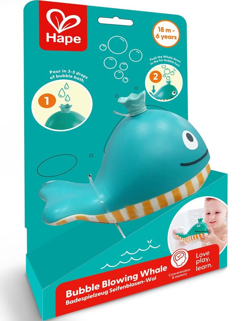 Hape - Badespielzeug Seifenblasen-Wal