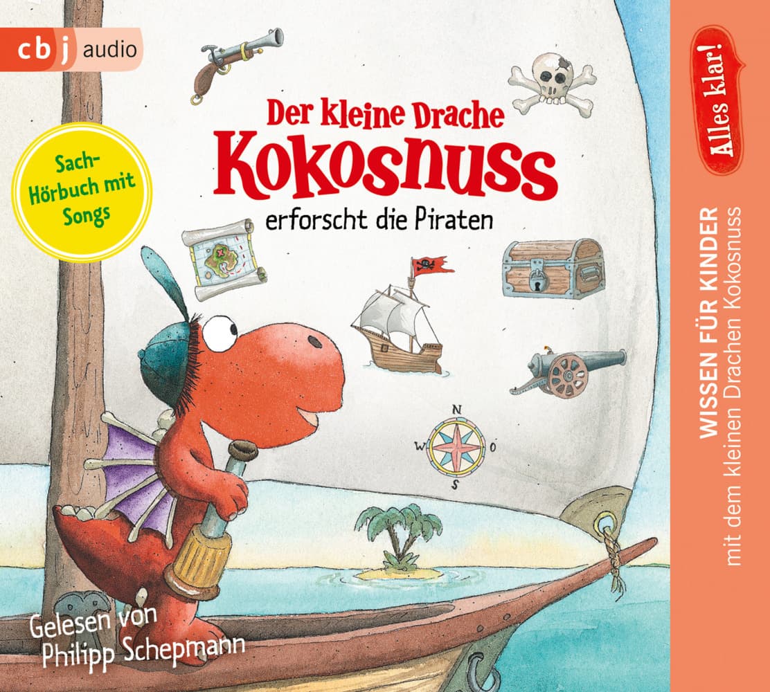 Der kleine Drache Kokosnuss erforscht die Piraten,1 Audio-CD