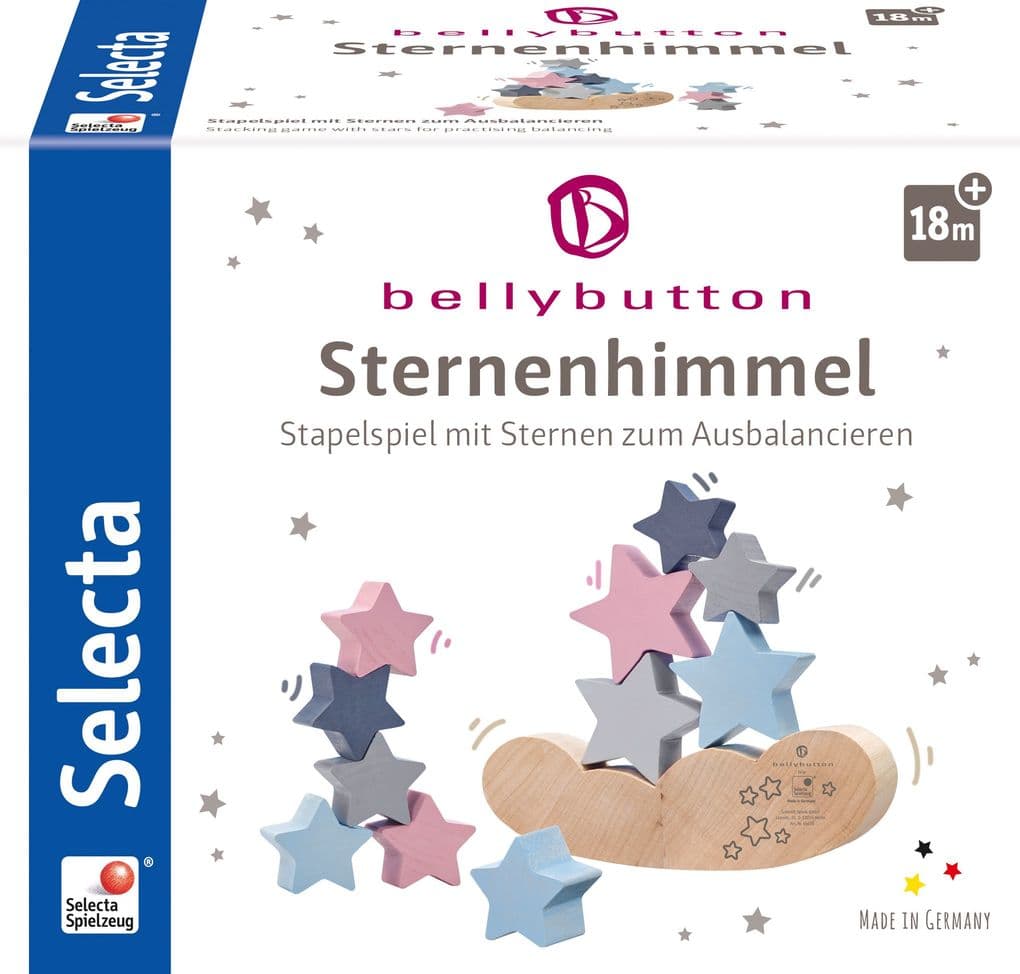 Schmidt Spiele - Selecta - bellybutton by Selecta - Sternenhimmel, 12 Teile