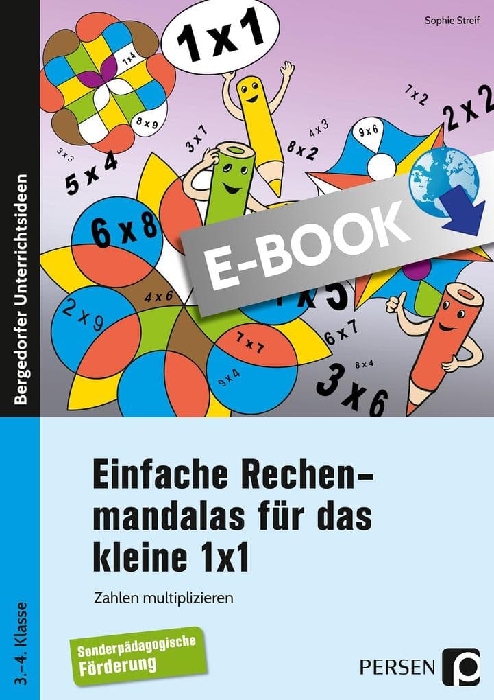 Einfache Rechenmandalas für das kleine 1x1