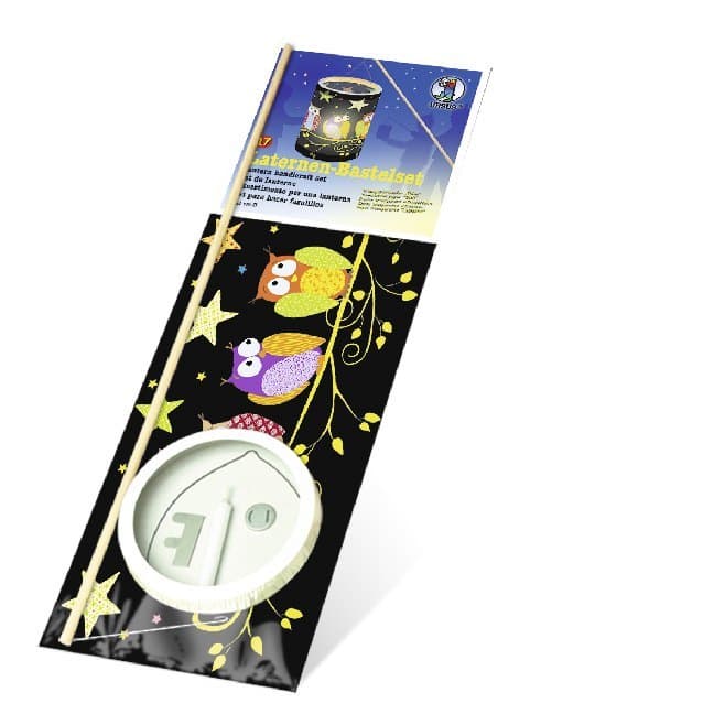 URSUS Laternenzeit Laternen-Bastelset Eulen, Set 17