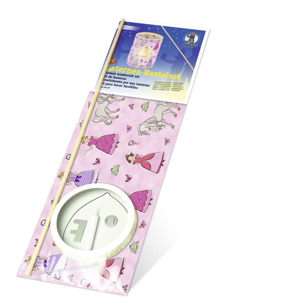 URSUS Laternenzeit Laternen-Bastelset Prinzessin, Set 10
