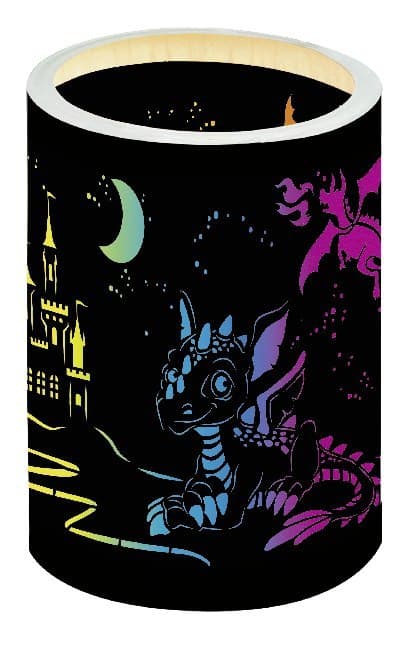 URSUS Laternenzeit Silhouetten-Laterne Drachen