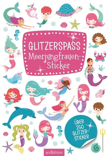 Glitzerspaß - Meerjungfrauen-Sticker