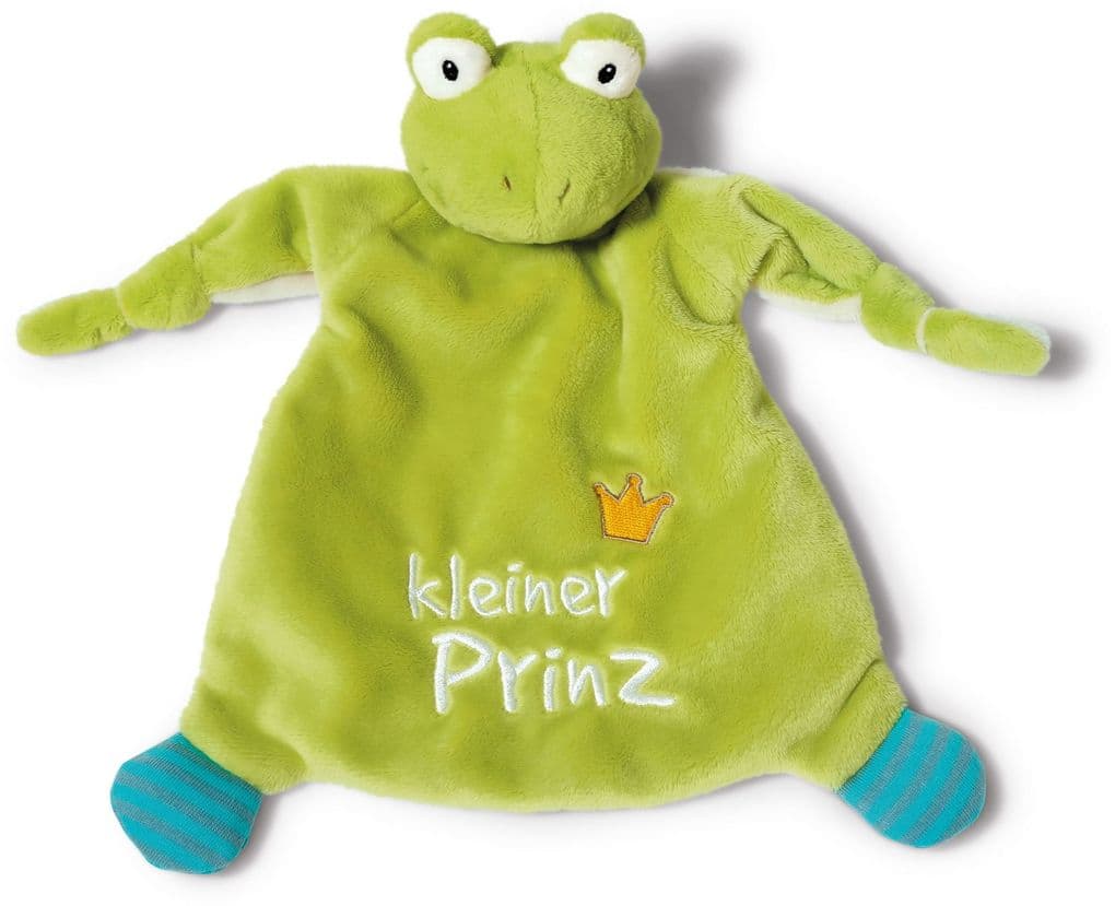 NICI - Schmusetuch Frosch kleiner Prinz 25