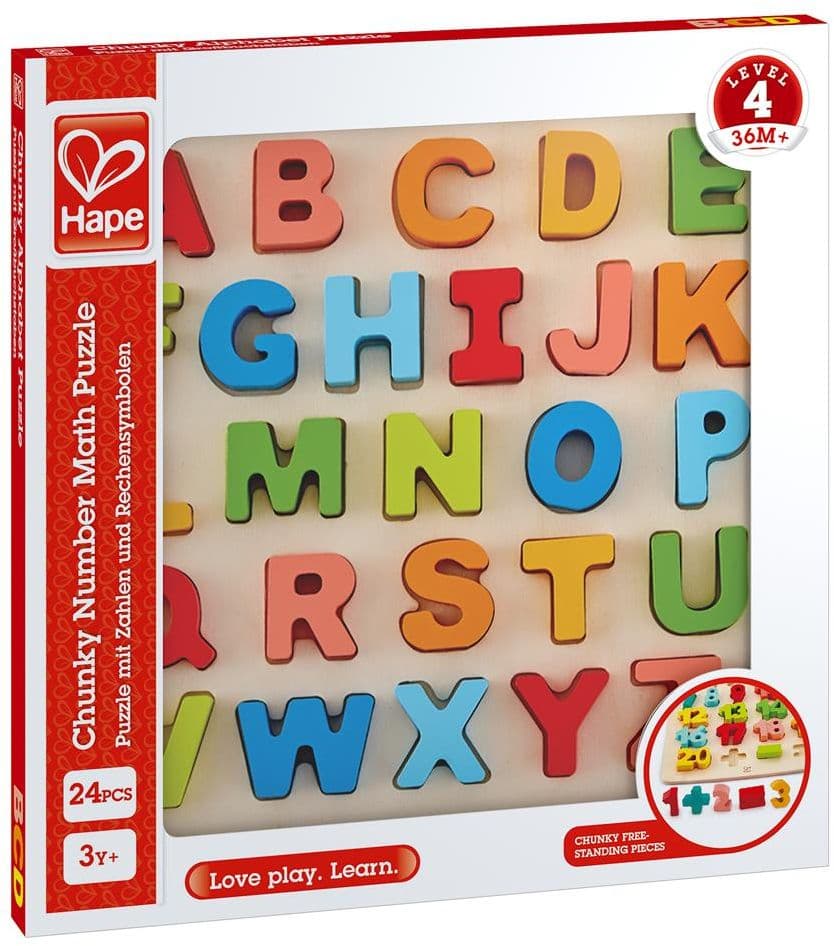 Puzzle mit Großbuchstaben / 27 Teile