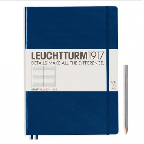 Leuchtturm1917 Notizbuch Master Slim Dotted marine