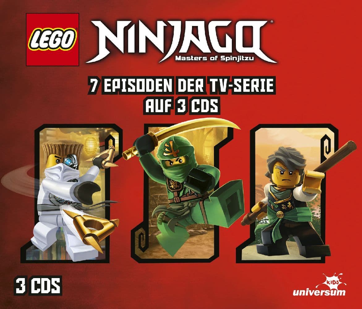 LEGO Ninjago Hörspielbox.Box.5,3 Audio-CD