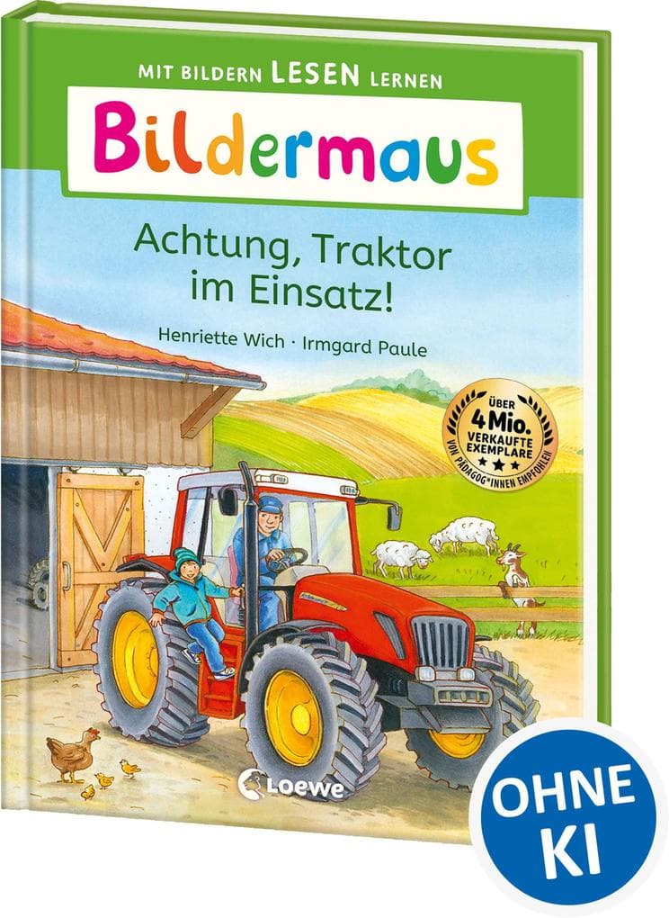 Bildermaus - Achtung, Traktor im Einsatz!