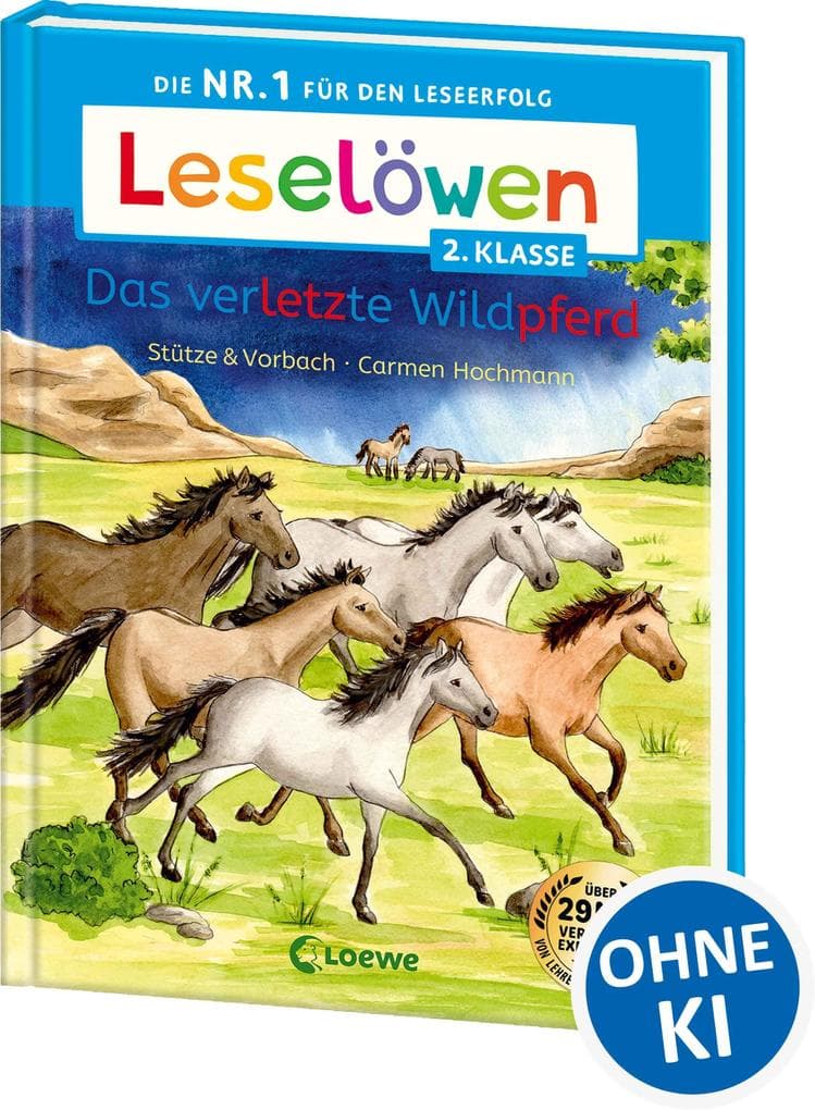 Leselöwen 2. Klasse - Das verletzte Wildpferd