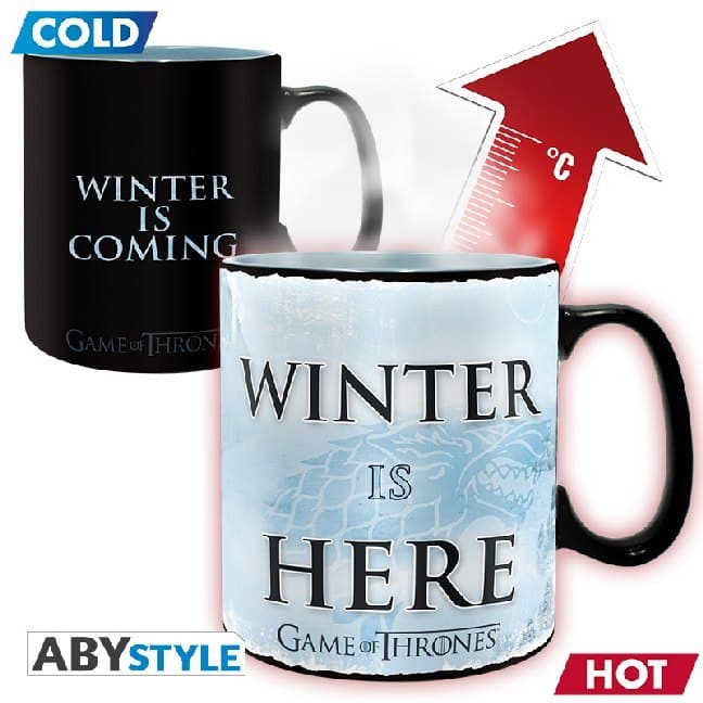 ABYstyle - Game of Thrones - Winter is here Thermoeffekt Tasse