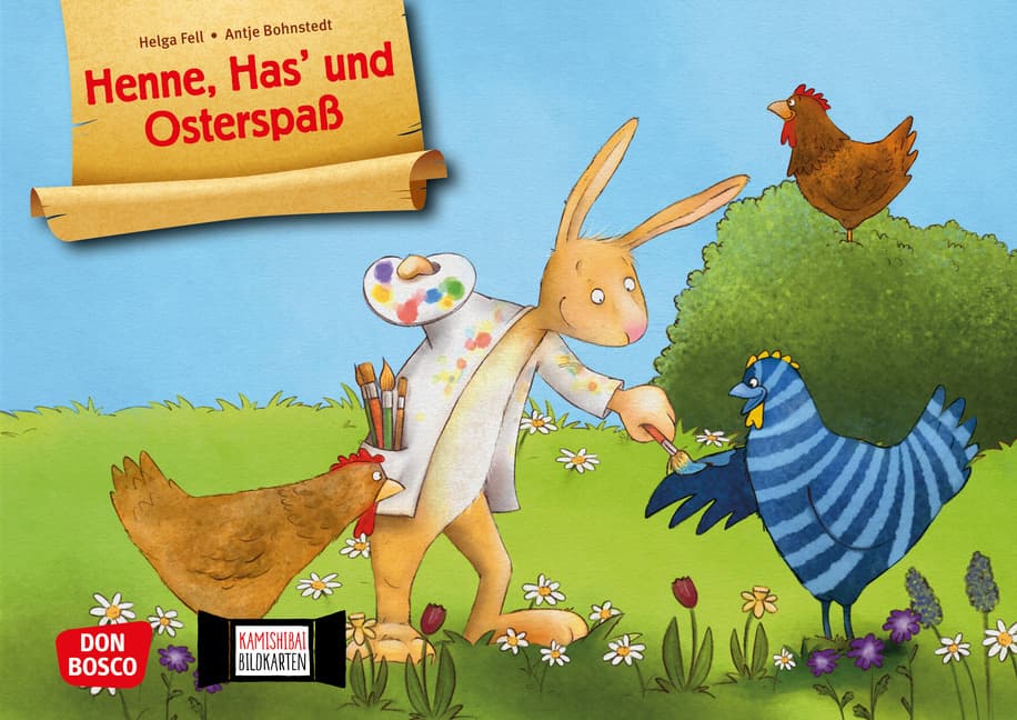 Henne, Has' und Osterspaß. Kamishibai Bildkartenset.