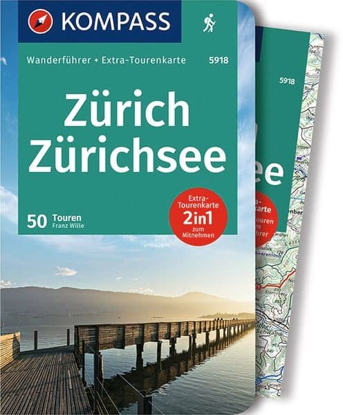 KOMPASS Wanderführer Zürich, Zürichsee, 50 Touren