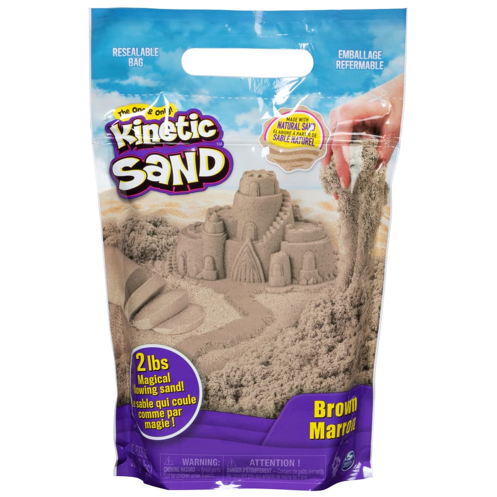 Spin Master - Kinetic Sand - Colour Bag Braun (907g)
