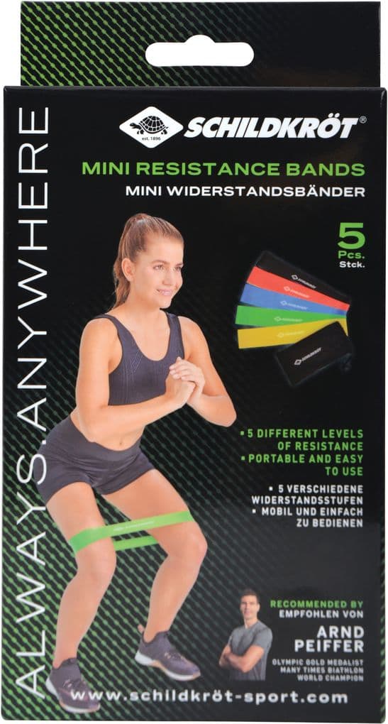 Schildkröt Fitness - Mini Resistance Band 5er Set