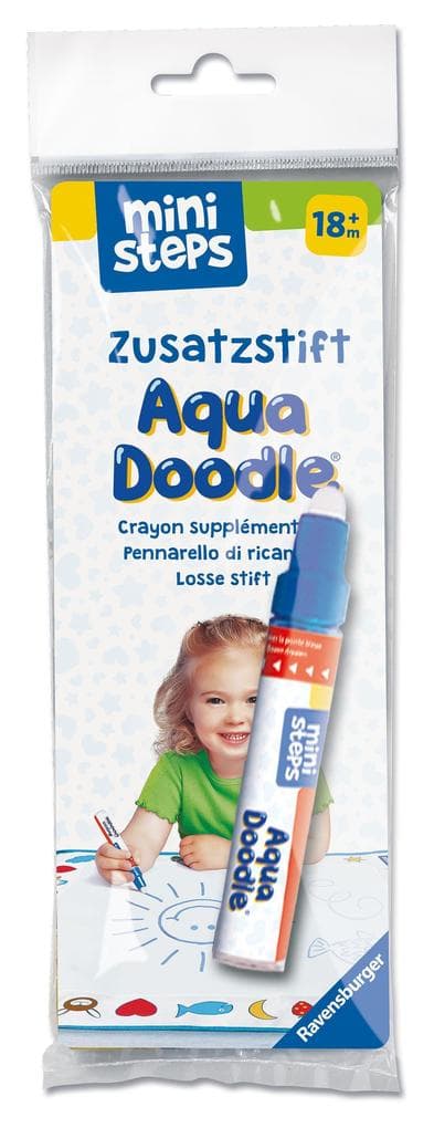 Ravensburger ministeps 4185 Aqua Doodle Zusatzstift - Zubehör für Aqua Doodle-Malsets, fleckenfreies erstes Malen mit Wasser für Kinder ab 18 Monaten