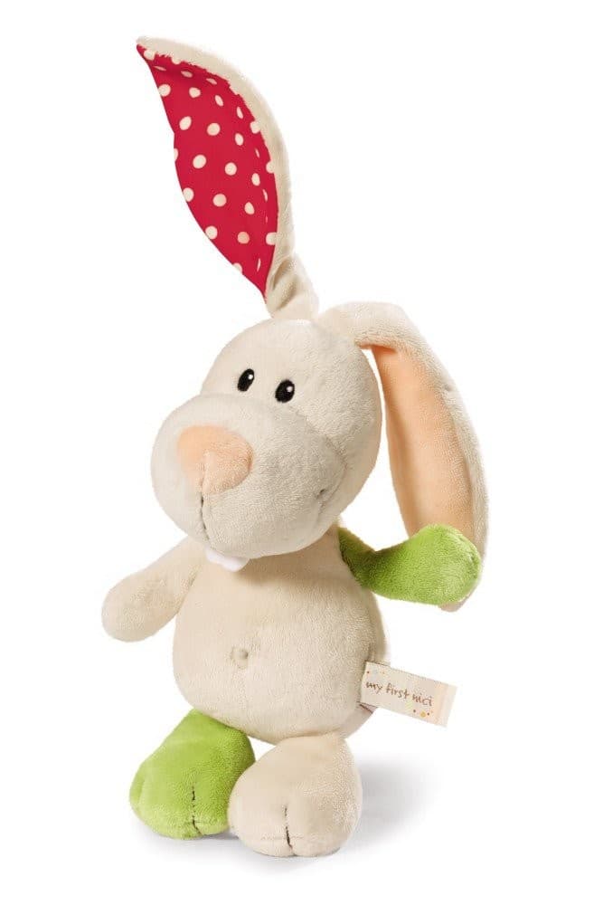NICI 39685 - My First Nici, Schmusetier Hase Tilli, Kuscheltier beige, 25cm