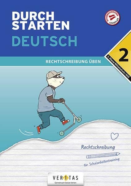 Durchstarten 2. Klasse - Deutsch Mittelschule/AHS - Rechtschreibung