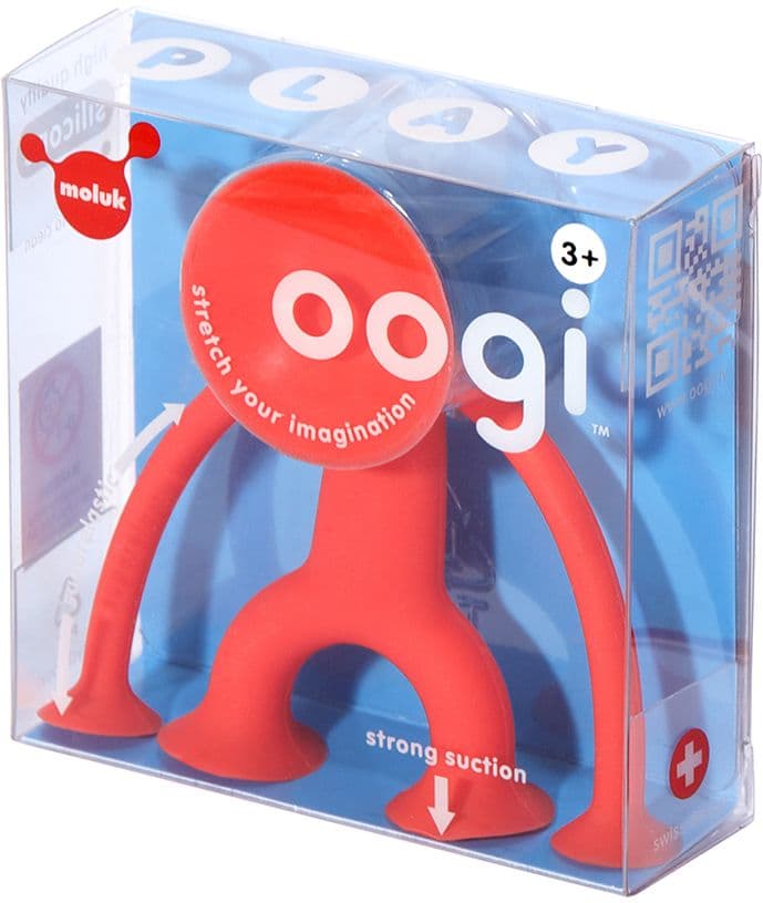 Moluk - Oogi Jr. Elastisch Spielfigur rot