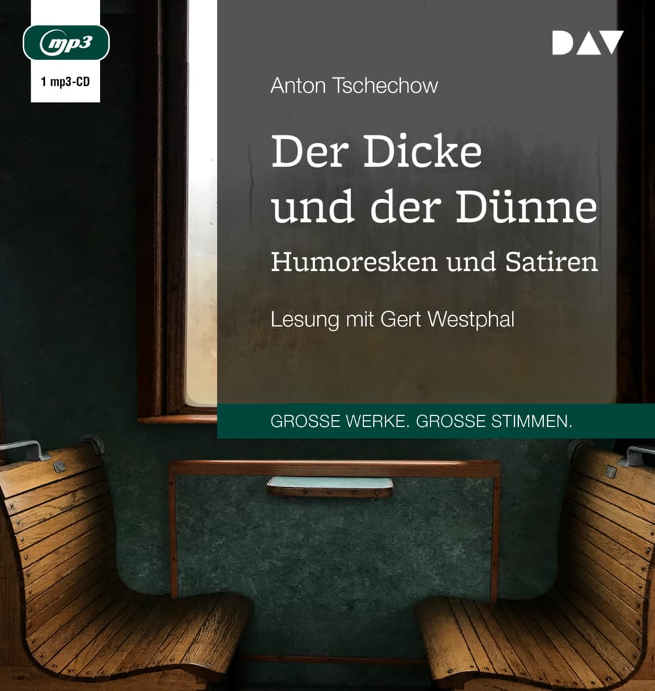 Der Dicke und der Dünne. Humoresken und Satiren,1 Audio-CD, 1 MP3