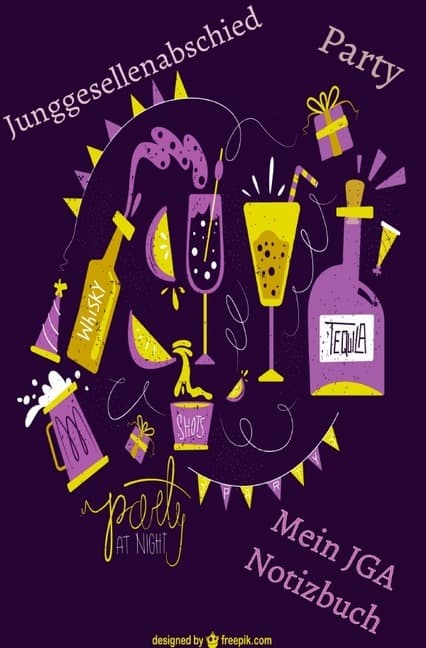 Cooles Bullet Journal für Junggesellinnenabschied JGA 68 Seiten dotted Softcover Geschenke