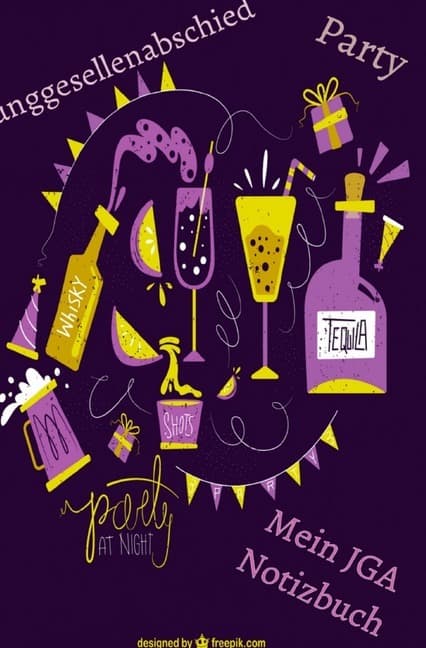 Cooles Bullet Journal für den Junggesellenabschied JGA 68 Seiten dotted Softcover Geschenke