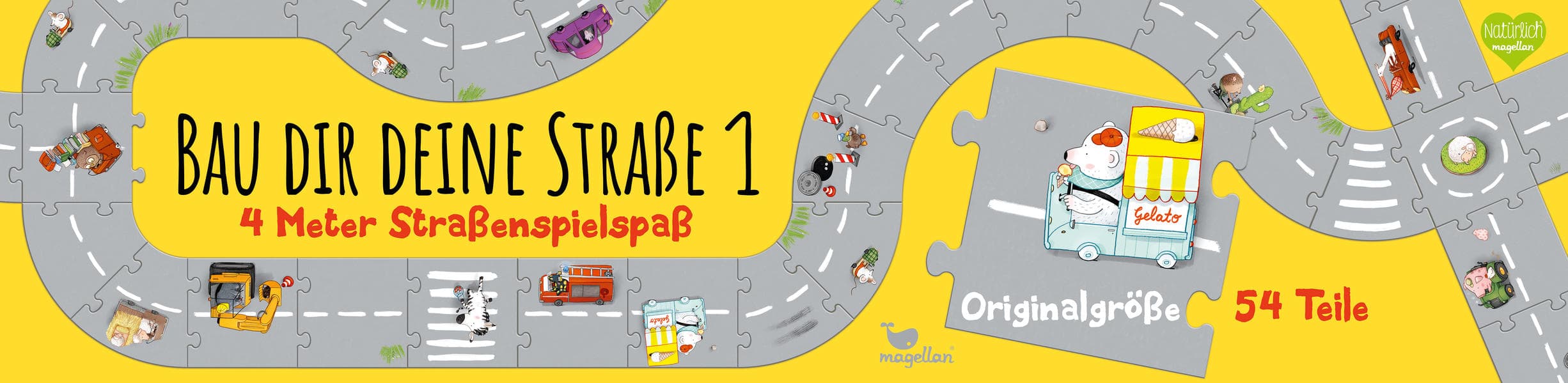 Bau dir deine Straße 1 - 4 Meter Straßenspielspaß