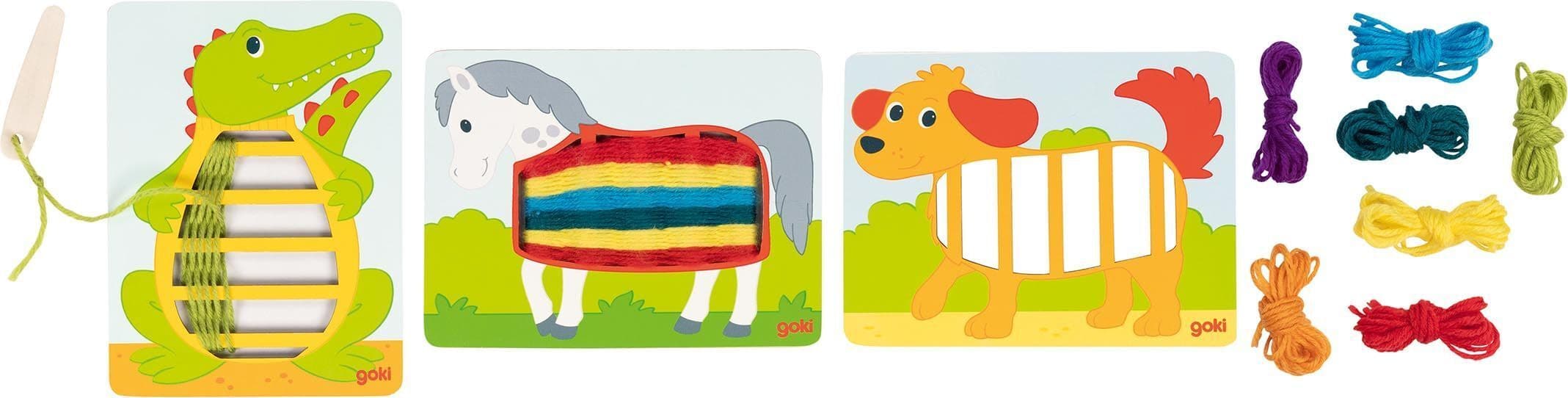 Webbilder Krokodil, Hund, Pferd