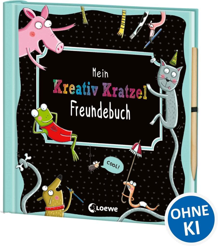 Mein Kreativ-Kratzel Freundebuch