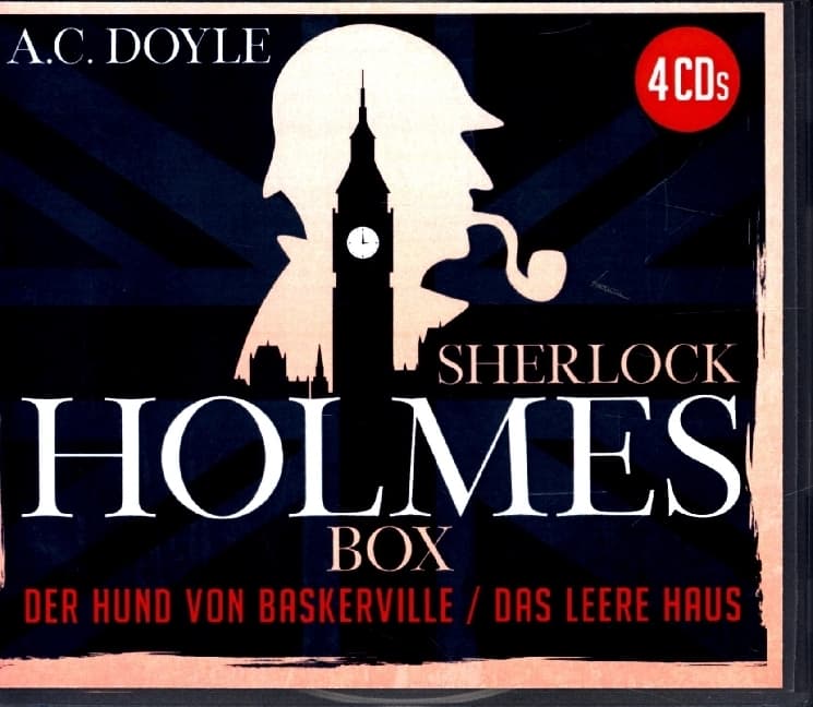 Die Sherlock Holmes Box,4 Audio-CD