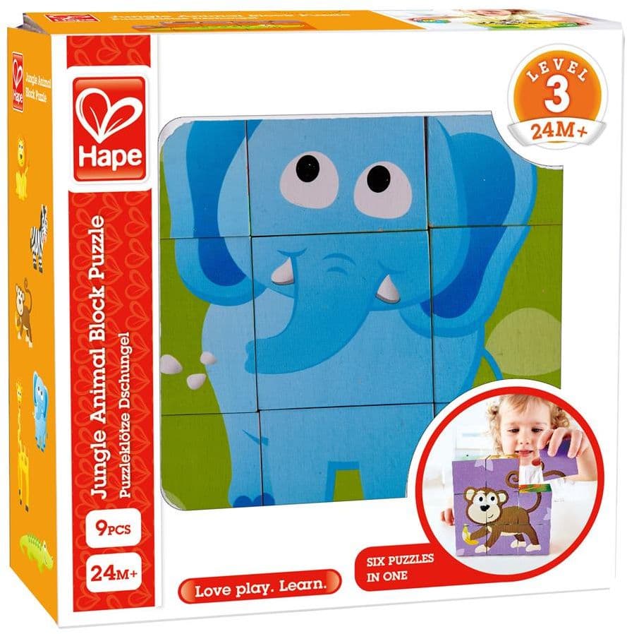Hape Blockpuzzle Dschungel (Kinderpuzzle)