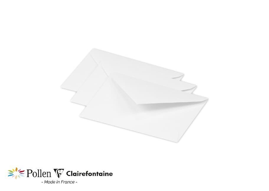 Umschlag Pollen Mini 75 x 100 mm 120g 20 Stück, Weiss