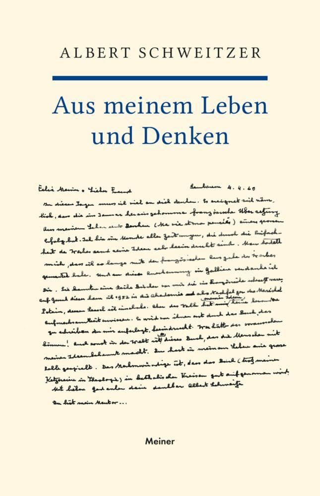 Aus meinem Leben und Denken