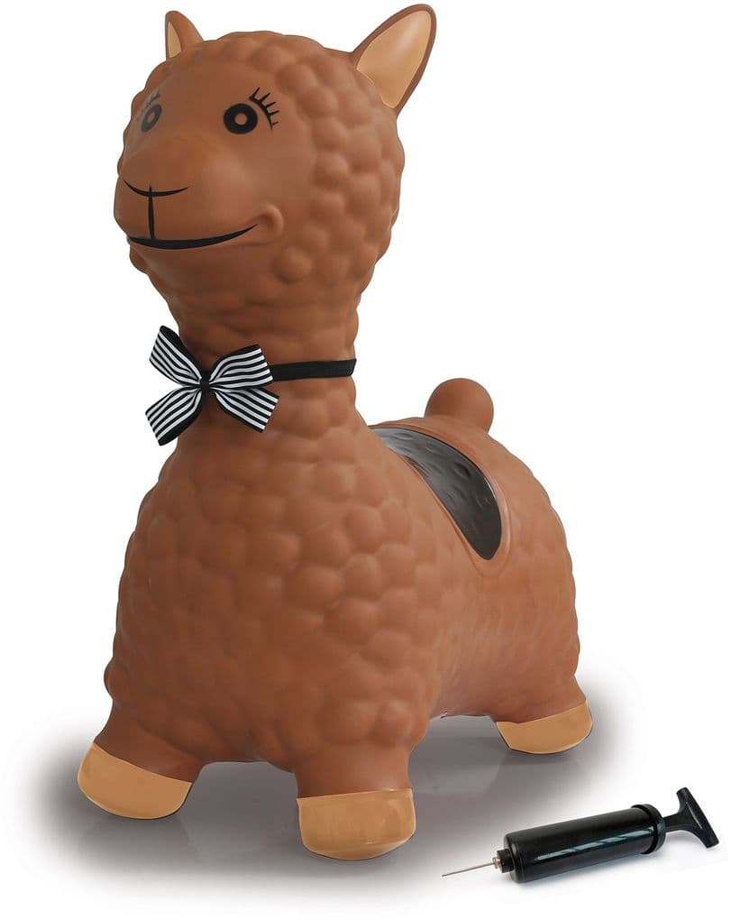 Jamara - Hüpftier Lama rosa mit Pumpe