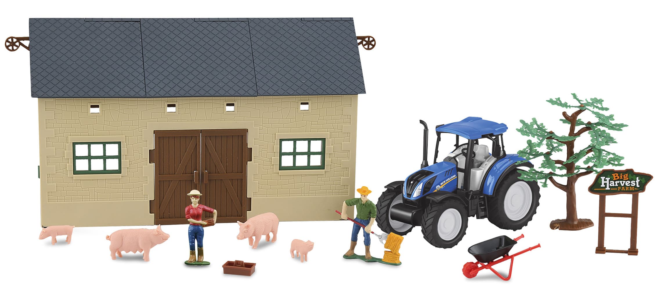 Jamara - New Holland Farmer Set1 1:32