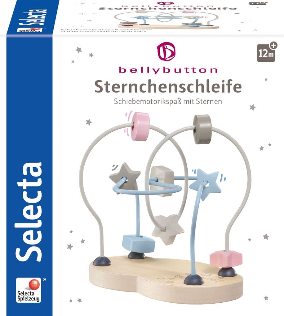 Schmidt Spiele - Selecta - bellybutton by Selecta - Sternchenschleife, 18 cm