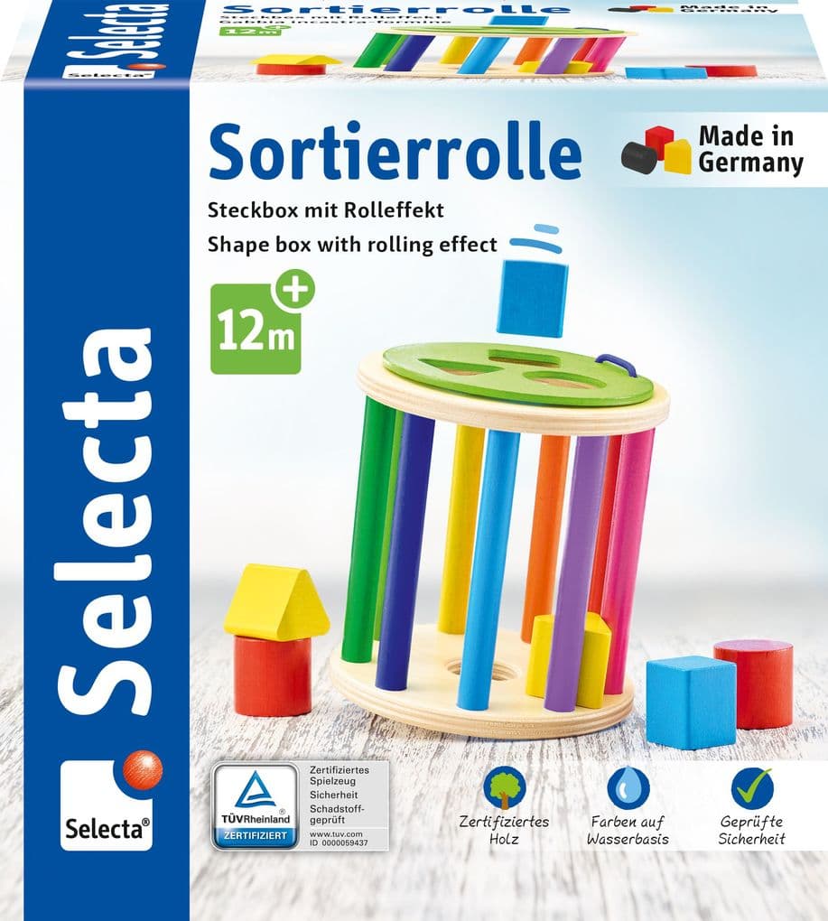 Schmidt Spiele - Selecta - Sortierrolle, 13 cm