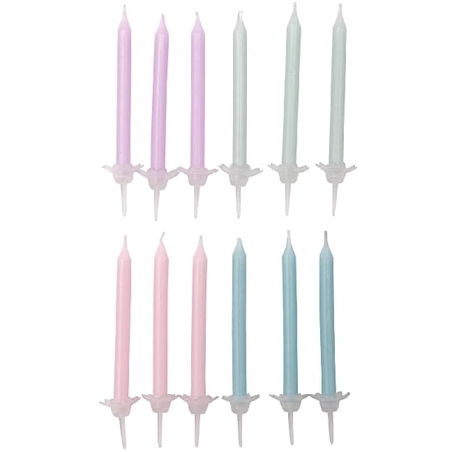 Kerzen Set Pastell
