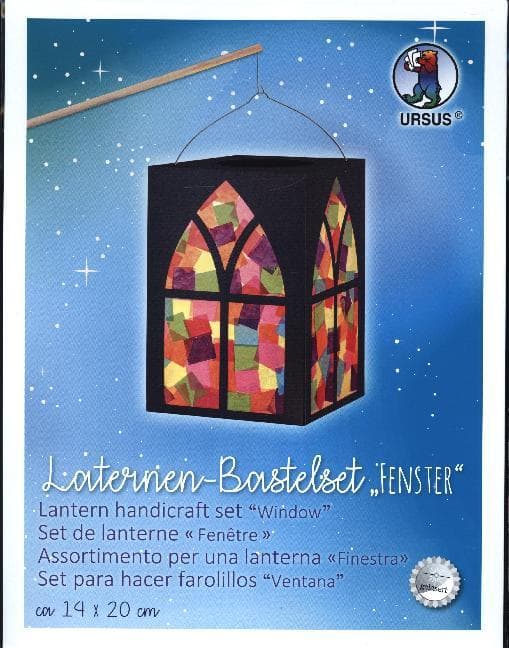 URSUS Laternenzeit Laternen-Bastelset Fenster
