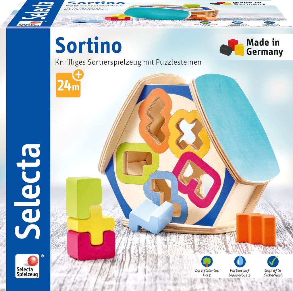 Schmidt Spiele - Selecta - Sortino, Sortierbox, 16 cm